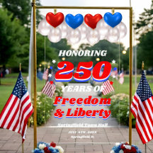 250 Years USA Revolutionary Spirit Welcome