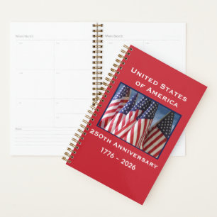 250e anniversaire USA Patriotic American Flags