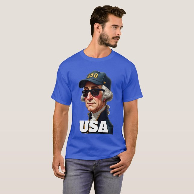 250th America's 4th of July Independence Day  T-Shirt (Vorne ganz)