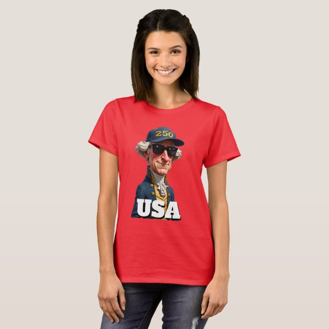 250th America's Birthday  T-Shirt (Vorne ganz)