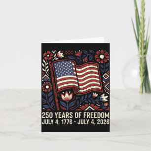 250Th Amerikanisches Unabhängigkeitsjubiläum 250 D Karte