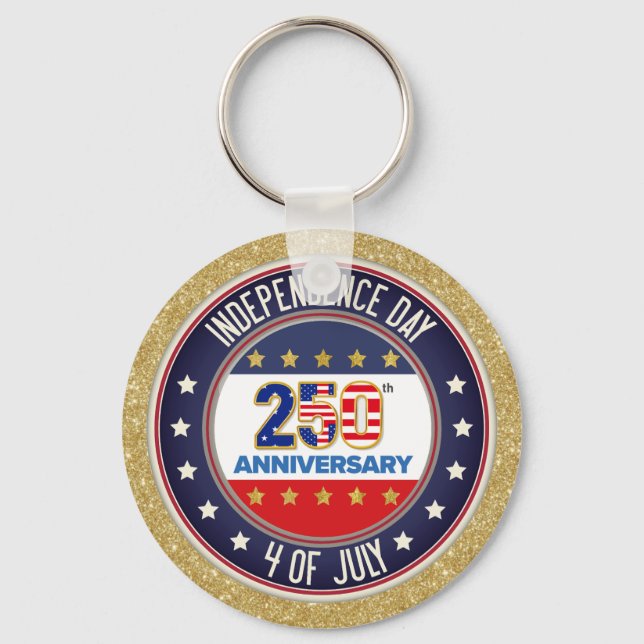 250th Anniversary USA Patriotic | 1776–2026 Schlüsselanhänger (Vorderseite)