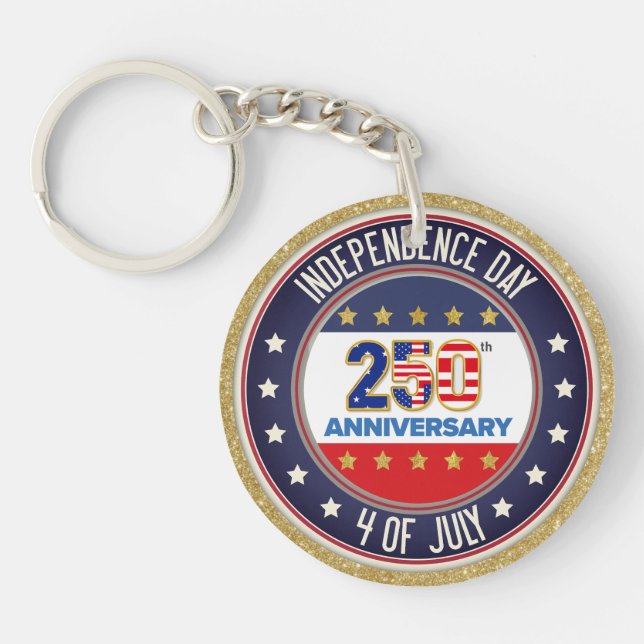 250th Anniversary USA Patriotic | 1776–2026 Schlüsselanhänger (Vorderseite)