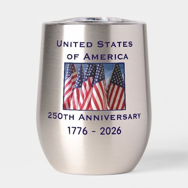 250th Anniversary USA Patriotic American Flags (Vorderseite)