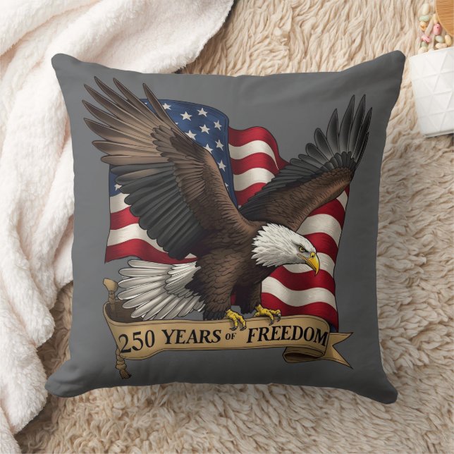 250th Birthday of America Throw Pillow Kissen (Decke)