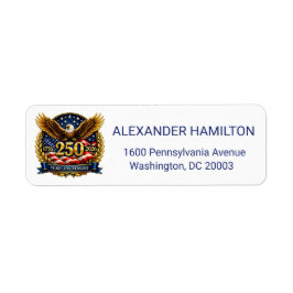 250th USA Anniversary Eagle Emblem  Return Address