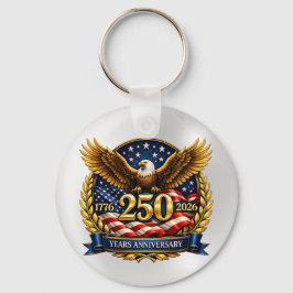 250th USA Anniversary Eagle Emblem  Schlüsselanhänger