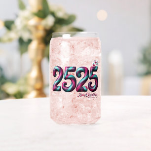 2525 VAISSELLE DE NOËL STYLE : VERRE À CANETTE IMP