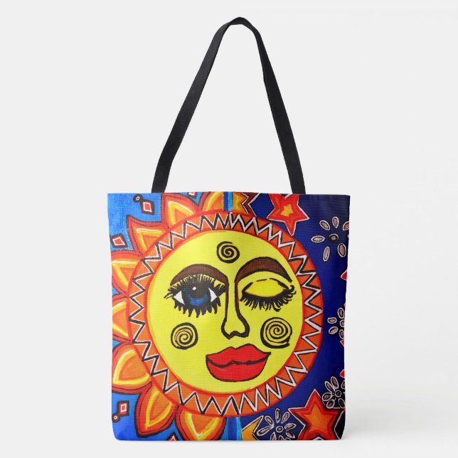 252 - Soleil Sassy - Sac fourre-tout (Devant)