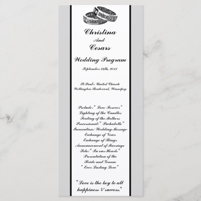 25 4x9 Hochzeitskalender für seine/ihre DiamantenW Programm (Vorderseite)