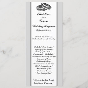 25 4x9 Programme de mariage Son/Ses Mariage Diamon