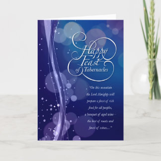 25:6 d'Isaïe - carte de 8 festins