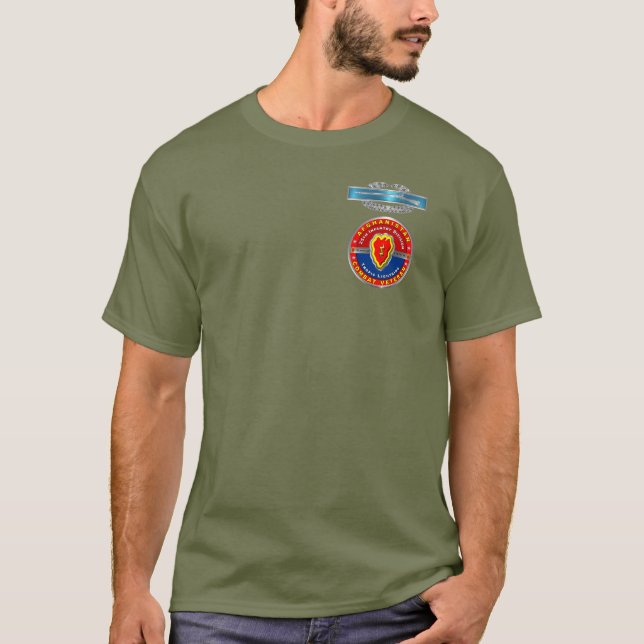 25. Abteilung Infanterie CIB Afghanistan T-Shirt (Vorderseite)