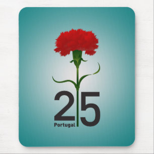 25. April, die Revolution der Nation, Portugal Mousepad