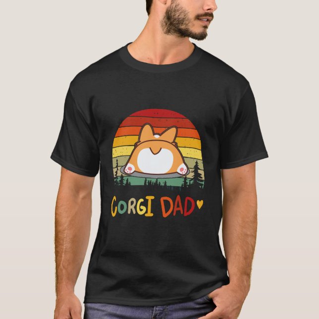 25 Corgi Vater Corgi T-Shirt (Vorderseite)