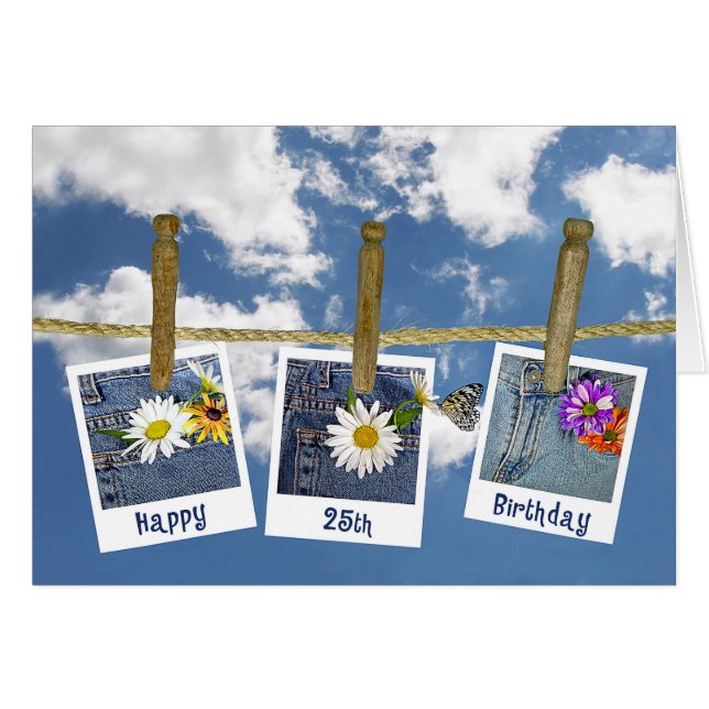 25. Geburtstag (Vorderseite (Horizontal))