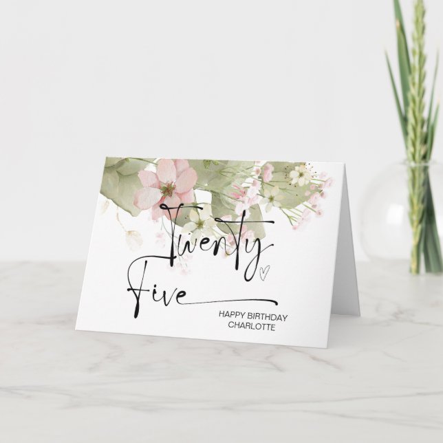 25. Geburtstag 25. Geburtstag Karte (Vorderseite)