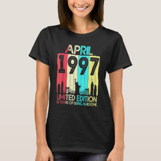 25. Geburtstag  April 1997  25 Jahre alt T-Shirt