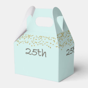 25. Geburtstag Confetti Geschenkschachtel