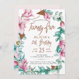 25. Geburtstagsparty Einladung