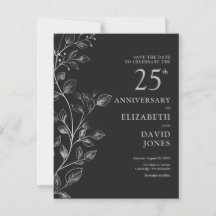 25. Hochzeitsfeier des Blumenhandels Save the Date