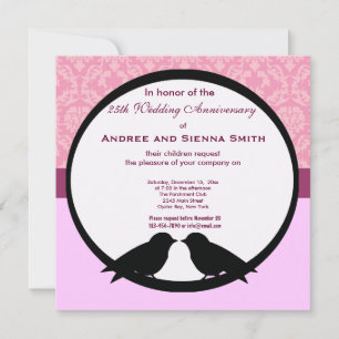 25. Hochzeitstag Einladung