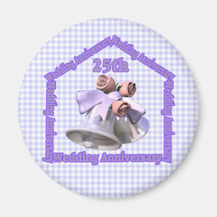 25. Hochzeitstag-Geschenke Magnet