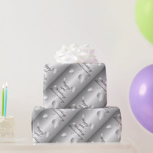 25. Hochzeitstag Geschenkpapier