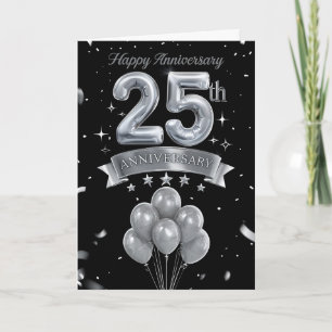 25. Hochzeitstag Karte