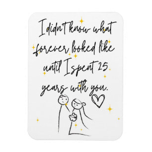 25. Hochzeitstag Magnet