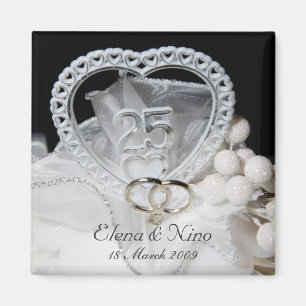25. Hochzeitstag-Magnet Magnet