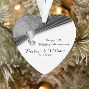 25. Hochzeitstag Ornament
