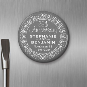 25. Hochzeitstag Personalisiert Magnet