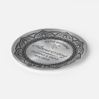 25. Hochzeitstag Vorlage islamischen Design d