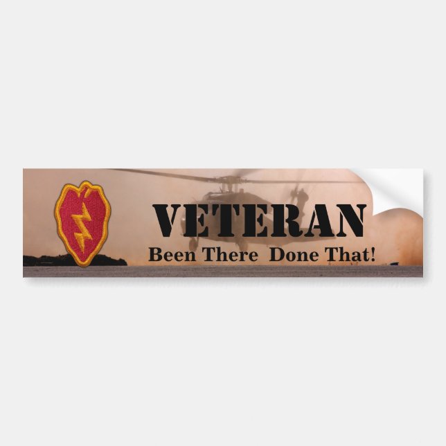 25. Infanterie-Division Patchvets Autoaufkleber (Vorne)