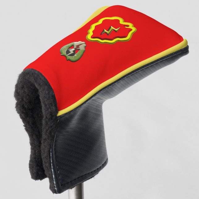 25. Infanterie-Division "Tropischer Blitz" Golf Headcover (3/4 Vorderseite)
