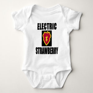 25. INFANTERIE-ELEKTRISCHE ERDBEERE BABY STRAMPLER