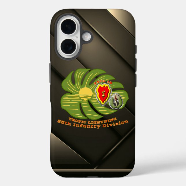 25. Infanterieabteilung iPhone 16 Hülle (Rückseite)