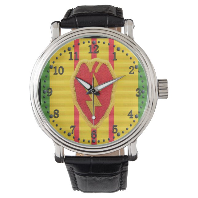 25. Infanterieabteilung VSM Watch Armbanduhr (Vorderseite)