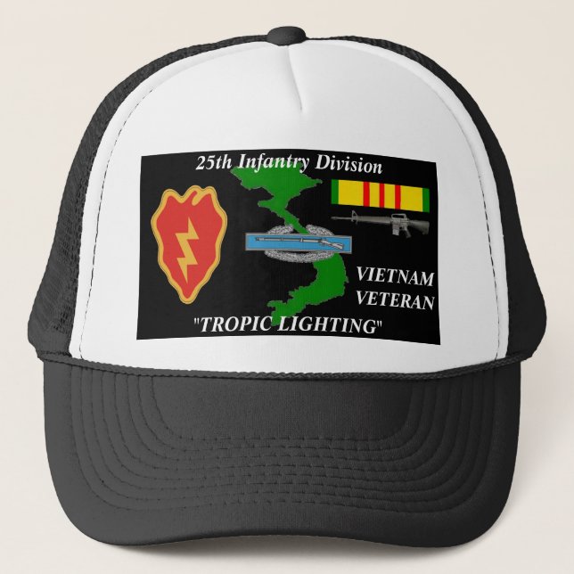 25. Infanteriedivision" tropisches Ligthing" Truckerkappe (Vorderseite)