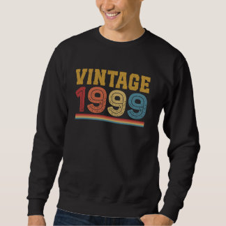 25 Jahre alt Vintag 1999 Limited Edition 25. Gebur Sweatshirt