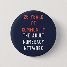 25 Jahre der Gemeinschaft: Ankündigungs-Knopf Button