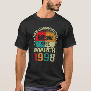 25 Jahre Phantastisch Seit März 1998 Vintag 25. Ge T-Shirt