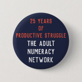 25 Jahre produktiver Kampf: Ankündigungs-Knopf Button