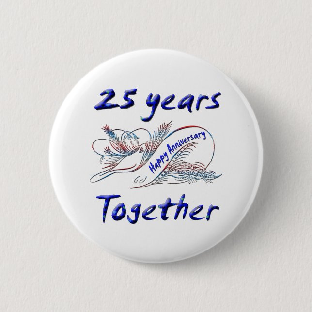 25. Jahrestag Button (Vorderseite)