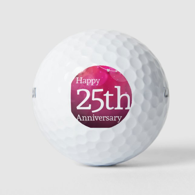 **25. JAHRESTAG** GOLFBALL (Vorderseite)