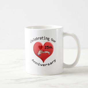 25. Jahrestag Kaffeetasse