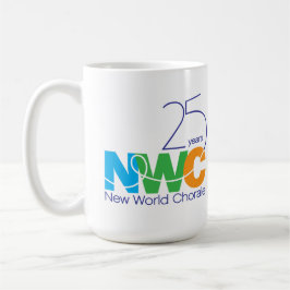 25. Jahrestag Neue Welt Chorale Tasse