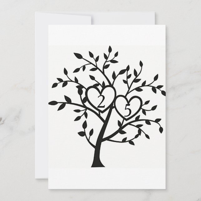 25. JAHRESTAGUNG PARTY EINLADUNG (Vorderseite)