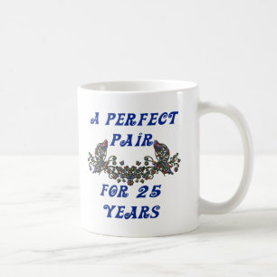 25-jähriger Jahrestag Kaffeetasse